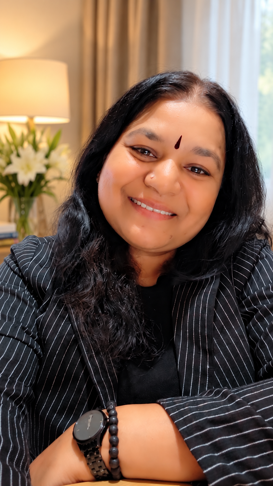 Dr. Jayanti Sakri, founder of Jayanti Academy and creator of Voice Quotient™